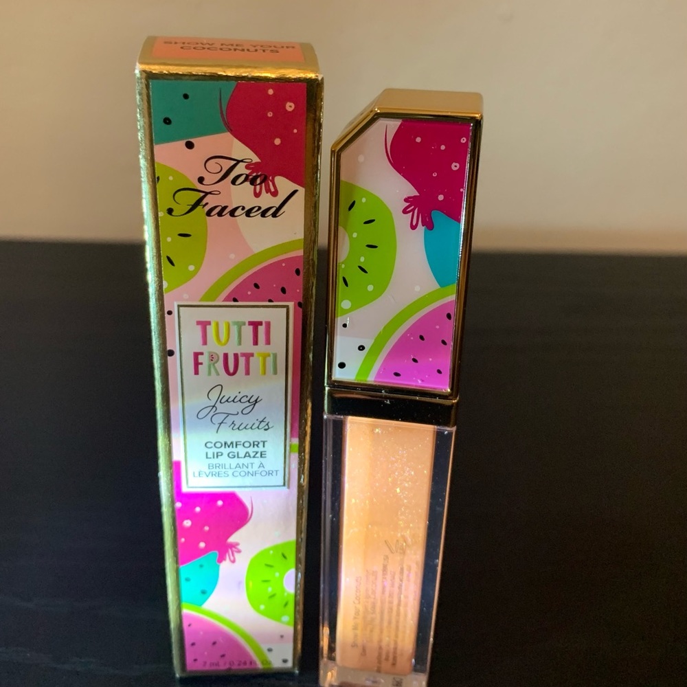 Too Faced tutti fruit Juicy lip Glaze brand new